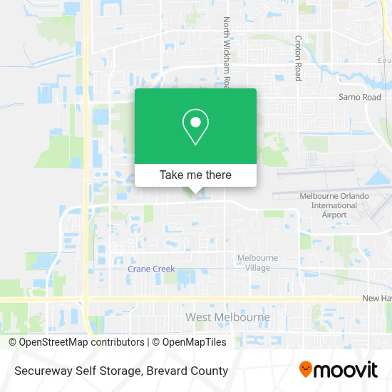 Secureway Self Storage map