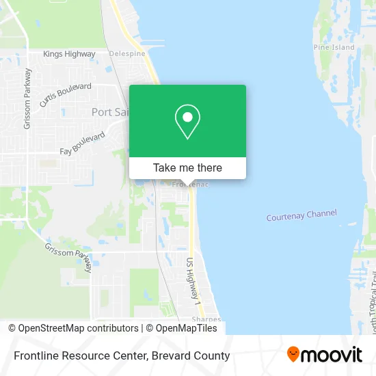 Frontline Resource Center map