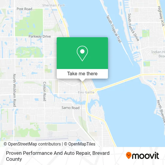 Proven Performance And Auto Repair map