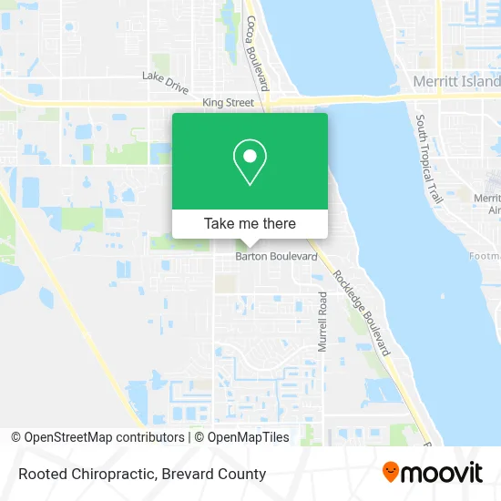 Rooted Chiropractic map