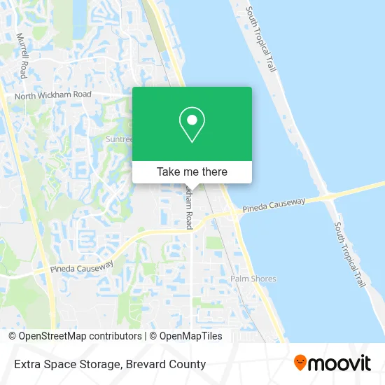Extra Space Storage map