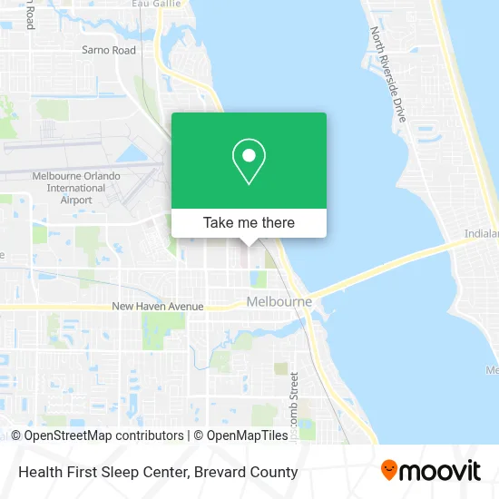 Health First Sleep Center map