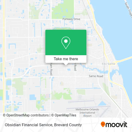 Obsidian Financial Service map