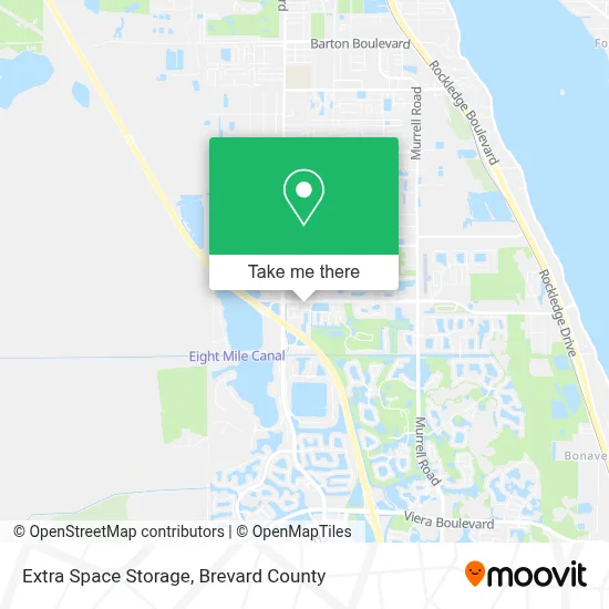Extra Space Storage map