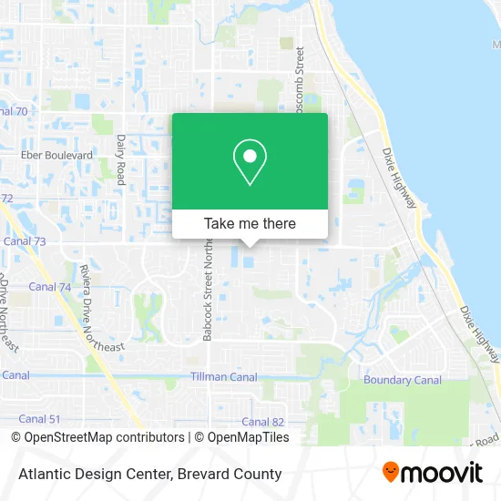 Atlantic Design Center map
