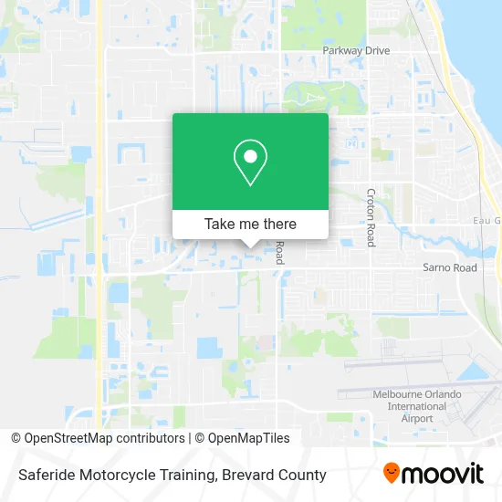 Saferide Motorcycle Training map