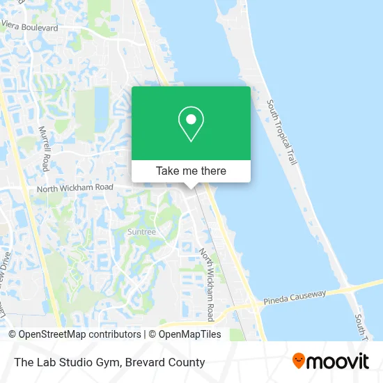 The Lab Studio Gym map