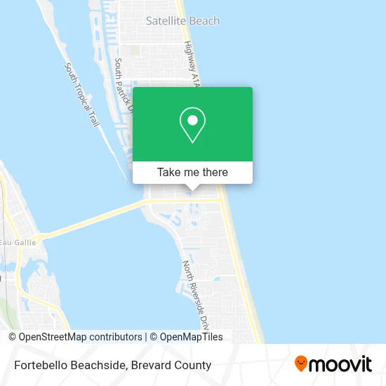 Fortebello Beachside map