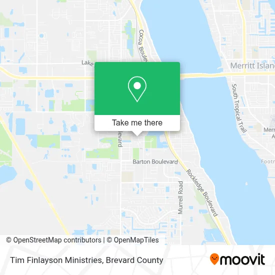 Tim Finlayson Ministries map