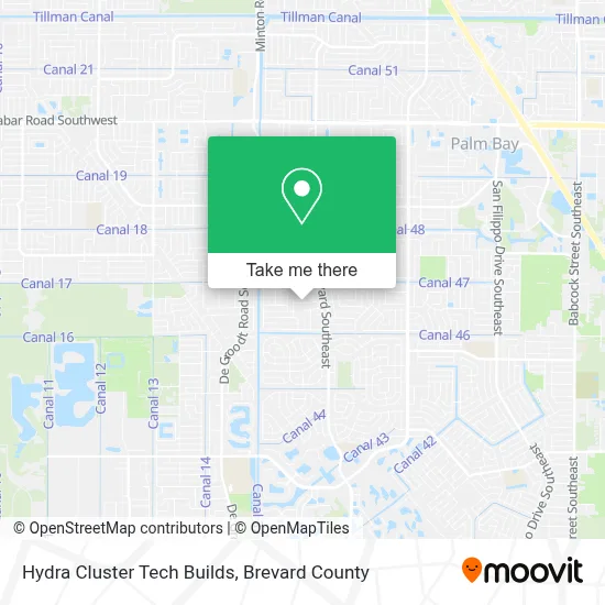 Hydra Cluster Tech Builds map