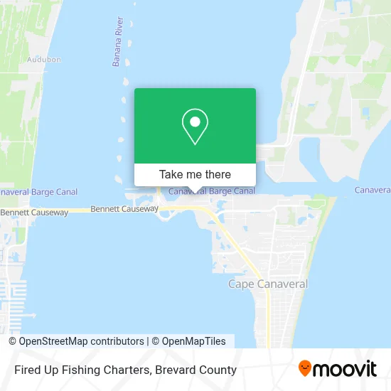 Fired Up Fishing Charters map