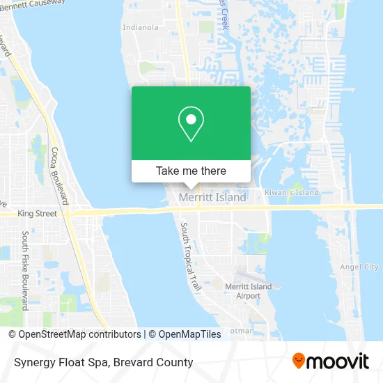 Synergy Float Spa map