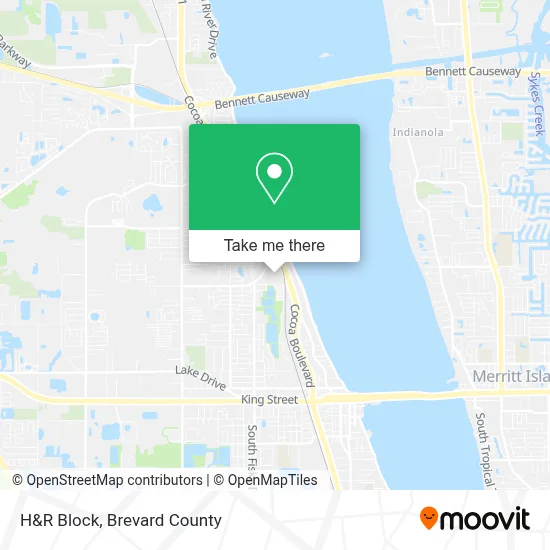 H&R Block map