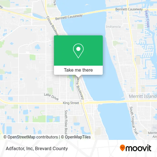 Adfactor, Inc map
