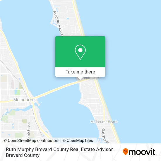 Ruth Murphy Brevard  County Real Estate Advisor map