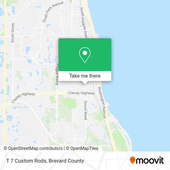 T 7 Custom Rods map