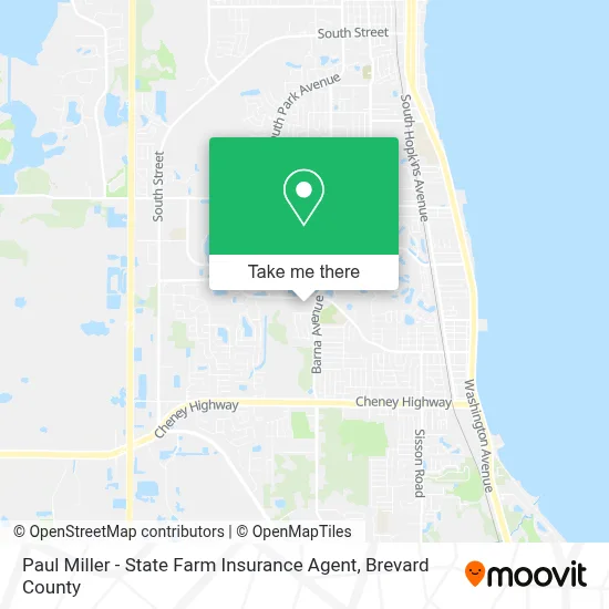 Paul Miller - State Farm Insurance Agent map
