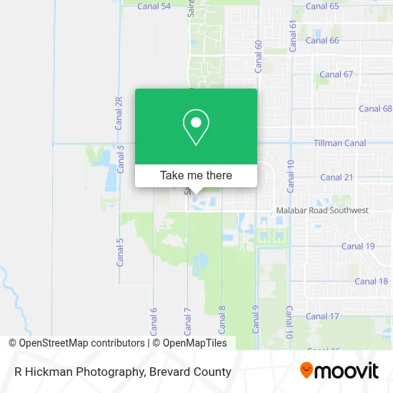 R Hickman Photography map
