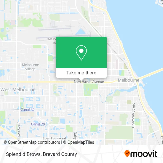 Splendid Brows map