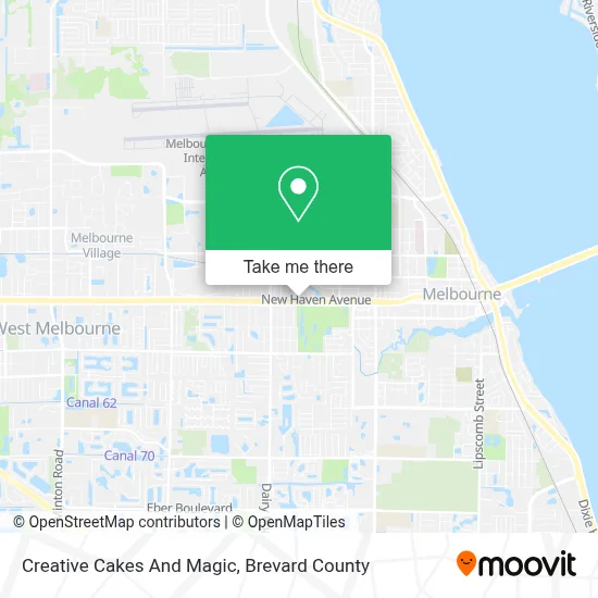Creative Cakes And Magic map