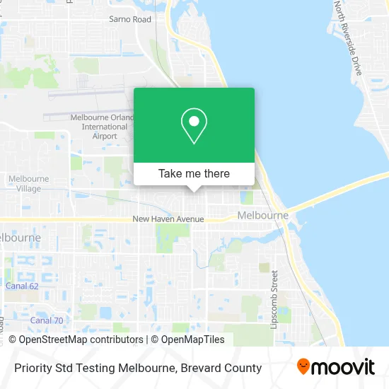 Priority Std Testing Melbourne map