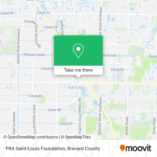 Pitit Saint-Louis Foundation map