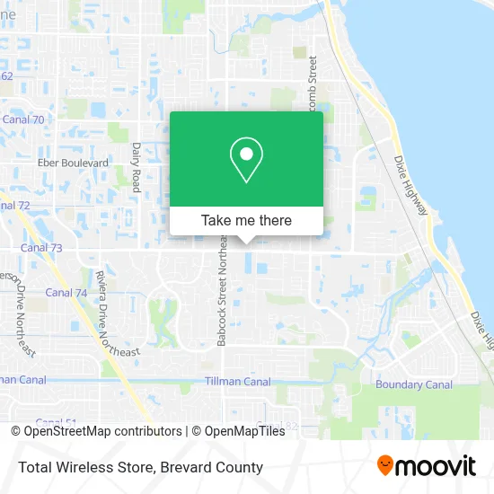 Total Wireless Store map