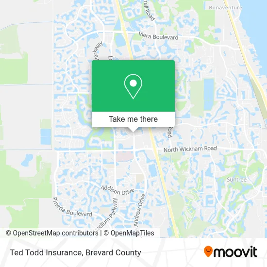 Ted Todd Insurance map