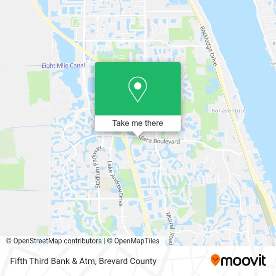 Fifth Third Bank & Atm map