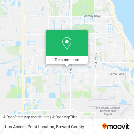 Ups Access Point Location map