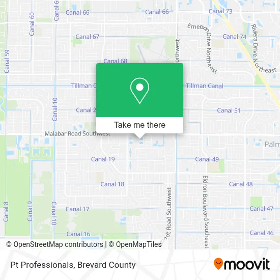 Pt Professionals map