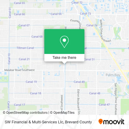 SW Financial & Multi-Services Llc map