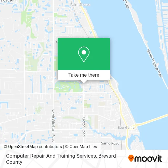 Computer Repair And Training Services map
