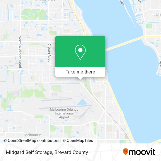 Midgard Self Storage map
