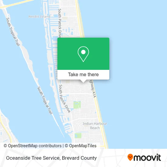 Oceanside Tree Service map