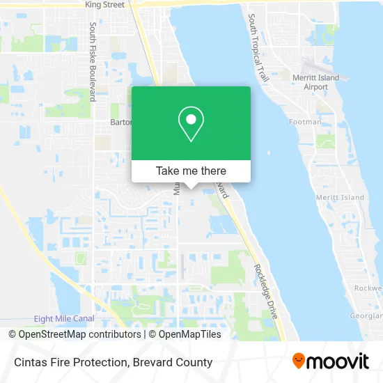 Cintas Fire Protection map