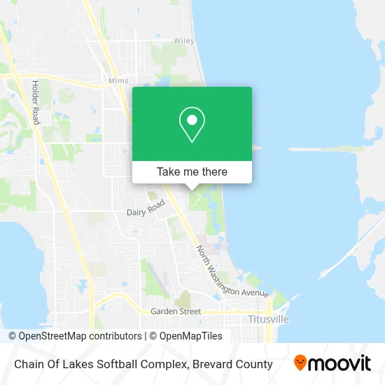 Chain Of Lakes Softball Complex map