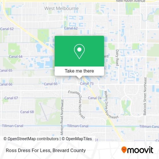 Ross Dress For Less map