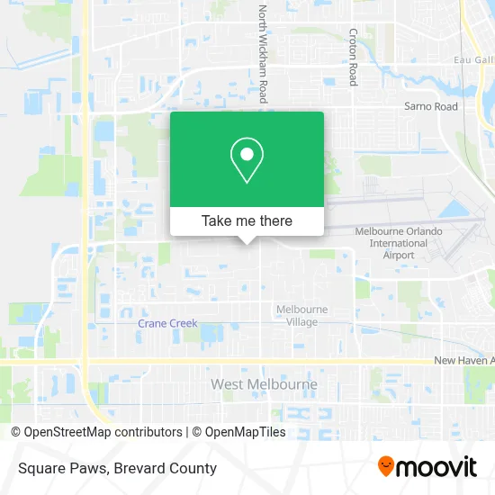 Square Paws map
