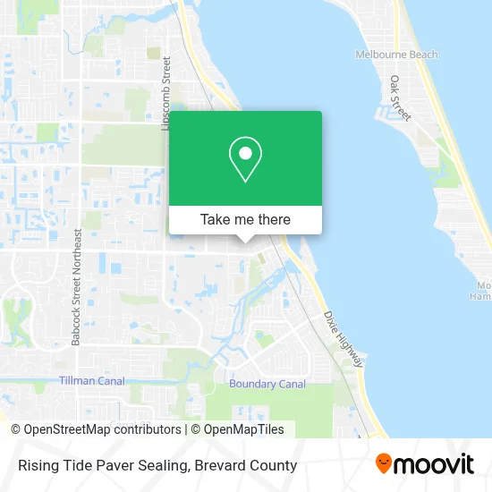 Rising Tide Paver Sealing map