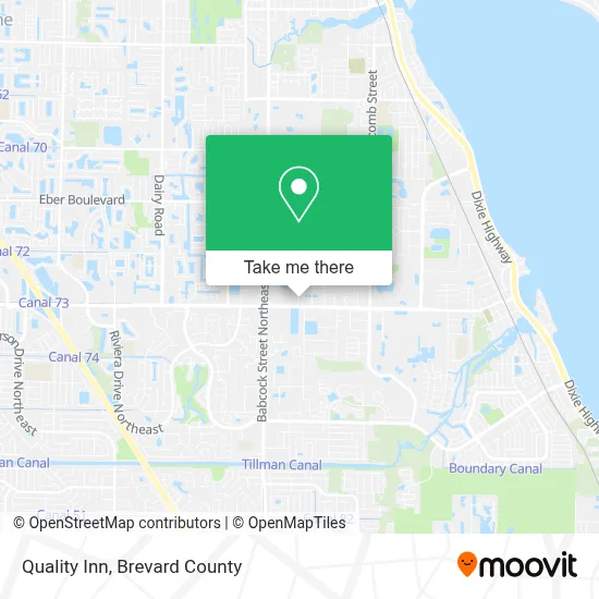 Quality Inn map