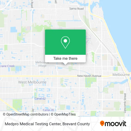 Medpro Medical Testing Center map