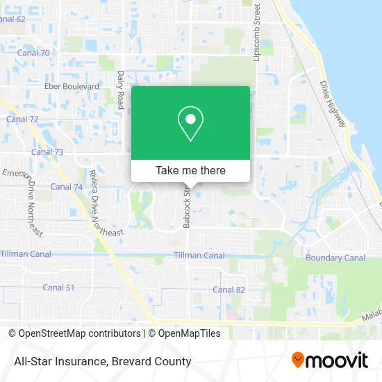 All-Star Insurance map