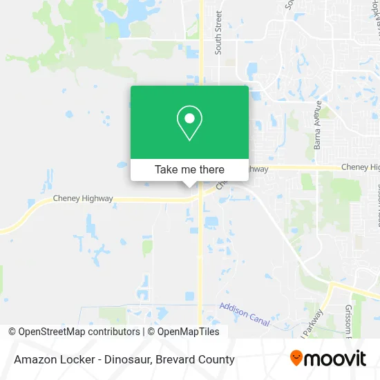 Amazon Locker - Dinosaur map