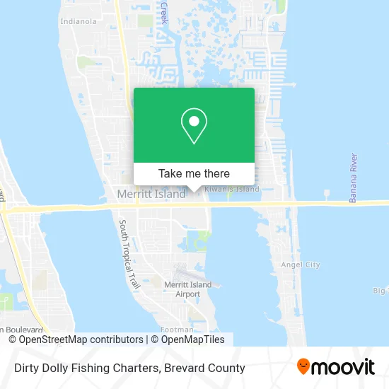Dirty Dolly Fishing Charters map