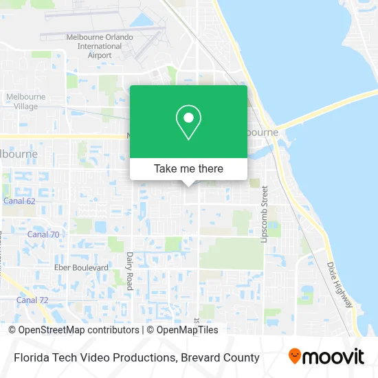 Florida Tech Video Productions map