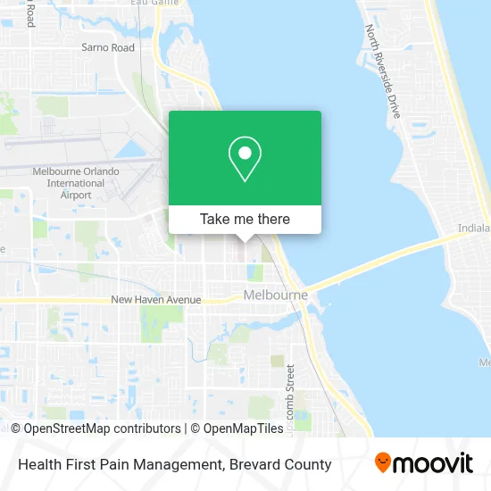 Health First Pain Management map