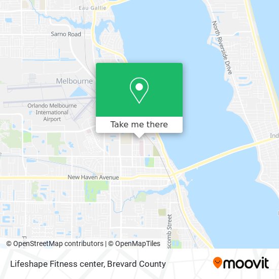 Mapa de Lifeshape Fitness center