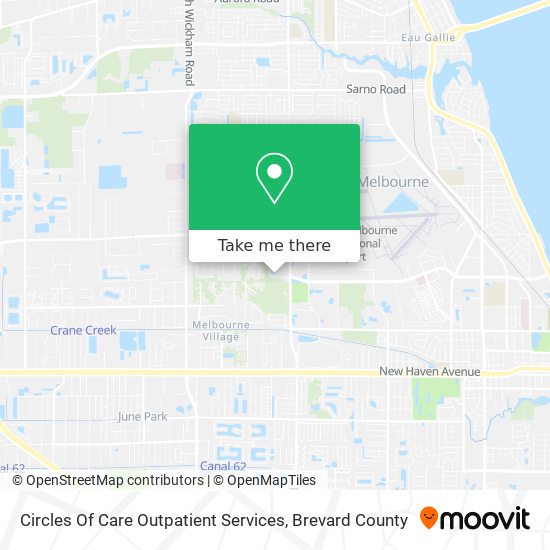 Mapa de Circles Of Care Outpatient Services