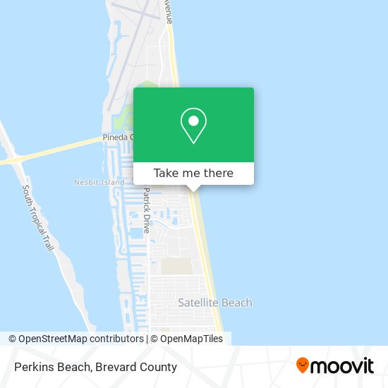 Perkins Beach map